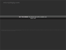 Tablet Screenshot of microjobgig.com